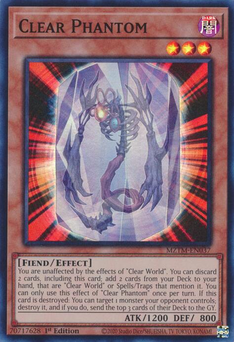 Clear Phantom [MZTM-EN037] Super Rare | Exor Games Dartmouth