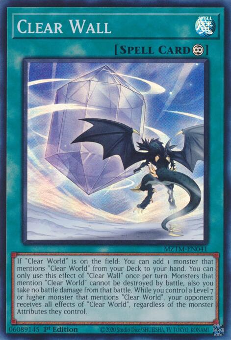 Clear Wall [MZTM-EN041] Super Rare | Exor Games Dartmouth