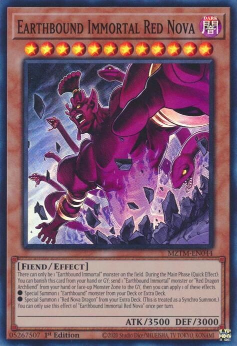 Earthbound Immortal Red Nova [MZTM-EN044] Super Rare | Exor Games Dartmouth