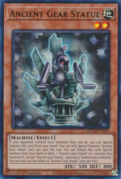Ancient Gear Statue [MZTM-EN045] Ultra Rare | Exor Games Dartmouth