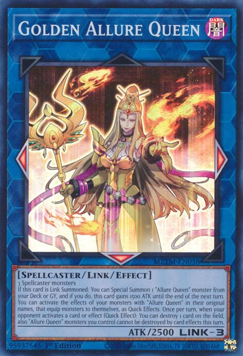 Golden Allure Queen [MZTM-EN058] Super Rare | Exor Games Dartmouth