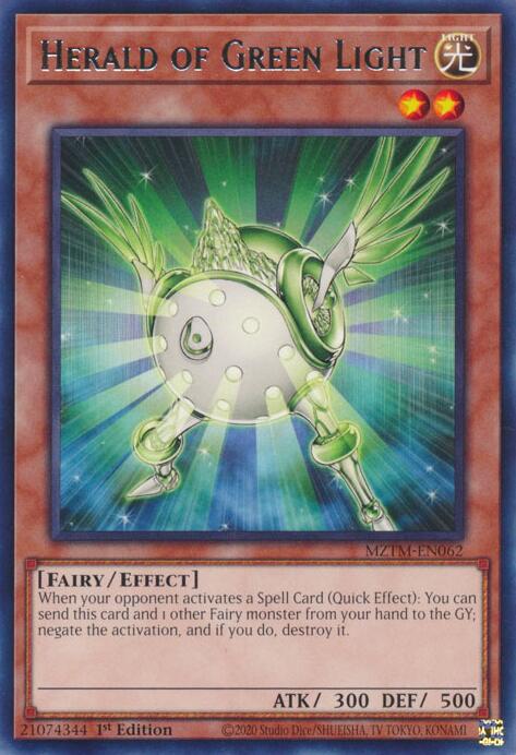 Herald of Green Light [MZTM-EN062] Rare | Exor Games Dartmouth