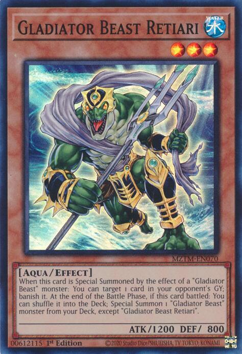 Gladiator Beast Retiari [MZTM-EN070] Super Rare | Exor Games Dartmouth