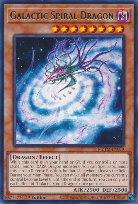Galactic Spiral Dragon [MZTM-EN079] Rare | Exor Games Dartmouth
