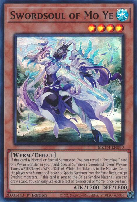 Swordsoul of Mo Ye [MZTM-EN080] Super Rare | Exor Games Dartmouth