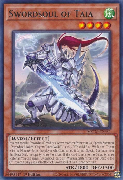 Swordsoul of Taia [MZTM-EN081] Rare | Exor Games Dartmouth