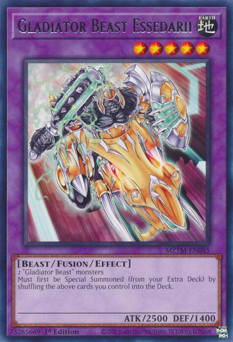 Gladiator Beast Essedarii [MZTM-EN085] Rare | Exor Games Dartmouth