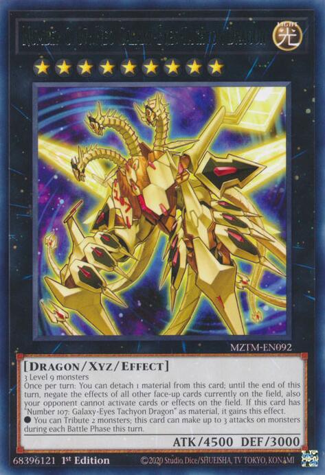 Number C107: Neo Galaxy-Eyes Tachyon Dragon [MZTM-EN092] Rare | Exor Games Dartmouth