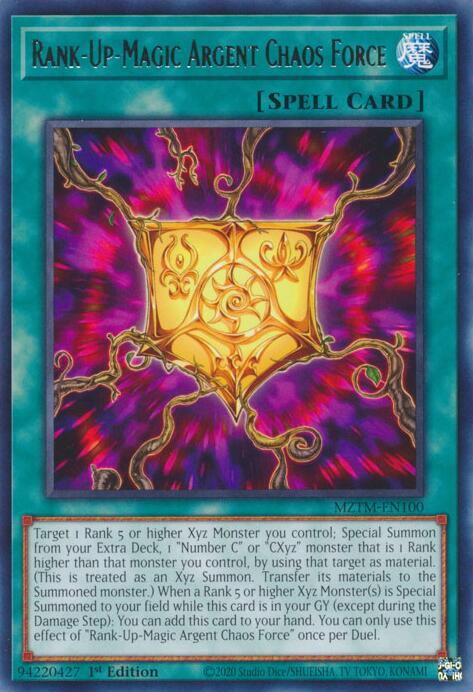 Rank-Up-Magic Argent Chaos Force [MZTM-EN100] Rare | Exor Games Dartmouth