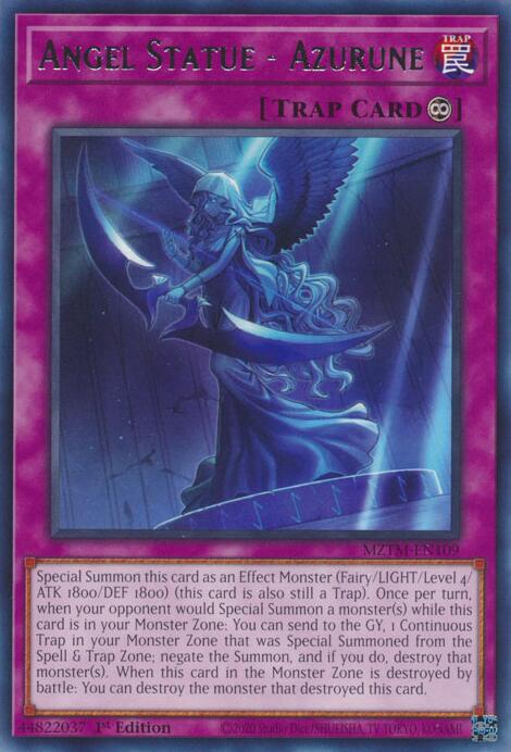 Angel Statue - Azurune [MZTM-EN109] Rare | Exor Games Dartmouth