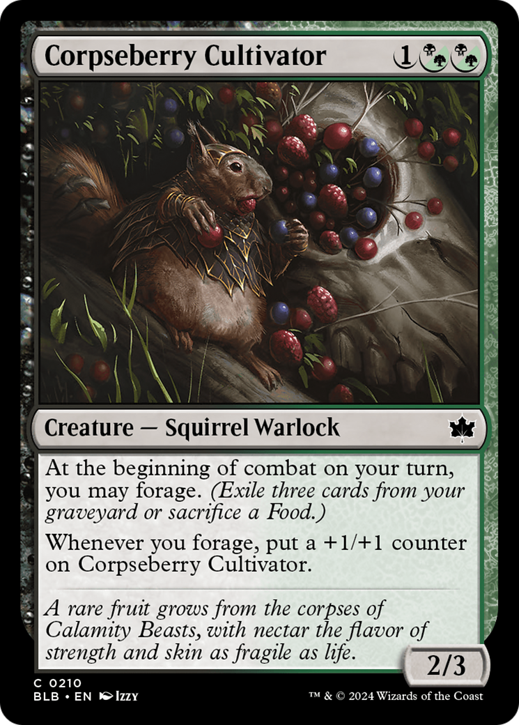 Corpseberry Cultivator [Bloomburrow] | Exor Games Dartmouth