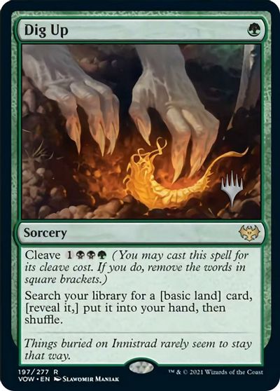 Dig Up (Promo Pack) [Innistrad: Crimson Vow Promos] | Exor Games Dartmouth