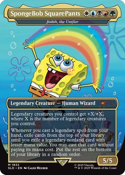 SpongeBob SquarePants - Jodah, the Unifier [Secret Lair Drop Series] | Exor Games Dartmouth
