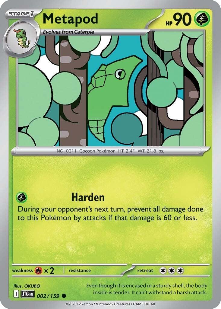 Metapod (002/159) [Scarlet & Violet: Journey Together] | Exor Games Dartmouth