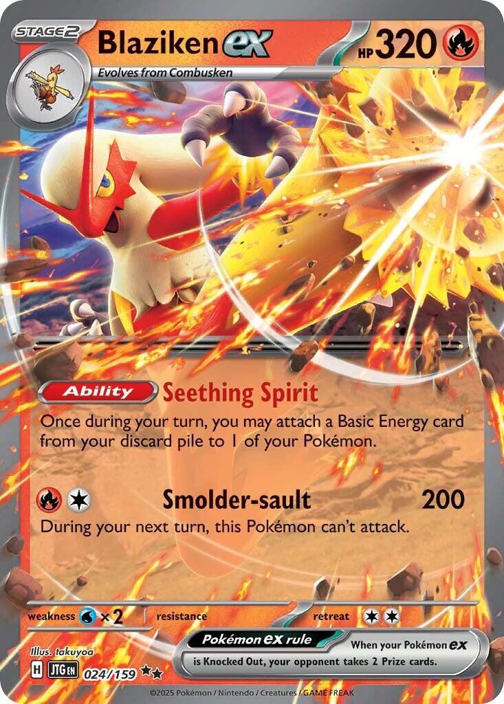 Blaziken ex (024/159) [Scarlet & Violet: Journey Together] | Exor Games Dartmouth