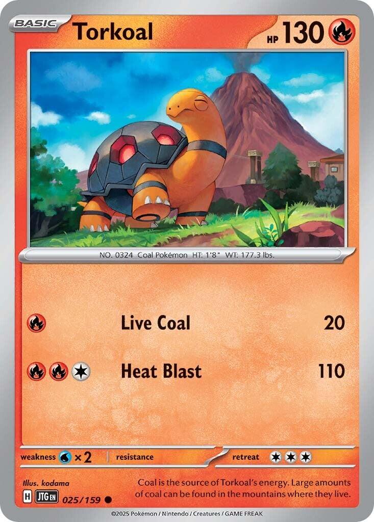 Torkoal (025/159) [Scarlet & Violet: Journey Together] | Exor Games Dartmouth