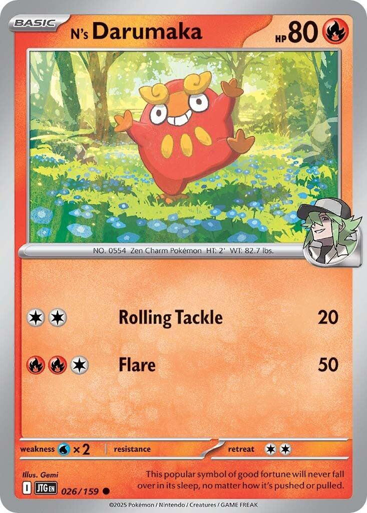 N's Darumaka (026/159) [Scarlet & Violet: Journey Together] | Exor Games Dartmouth