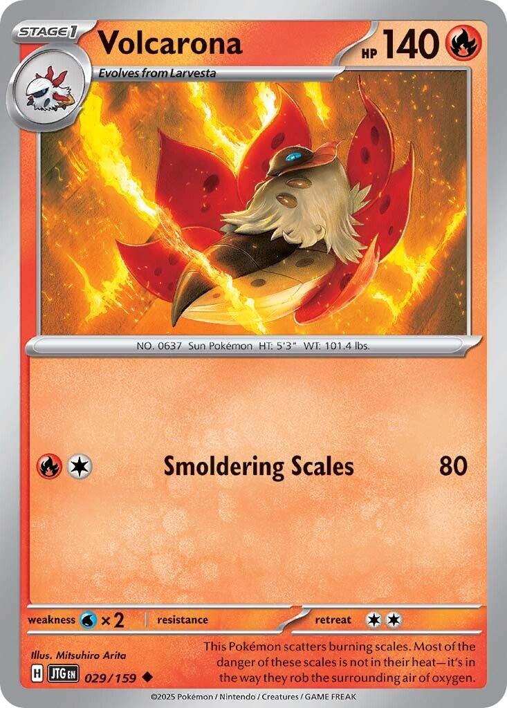 Volcarona (029/159) [Scarlet & Violet: Journey Together] | Exor Games Dartmouth