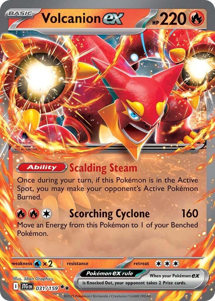 Volcanion ex (031/159) [Scarlet & Violet: Journey Together] | Exor Games Dartmouth