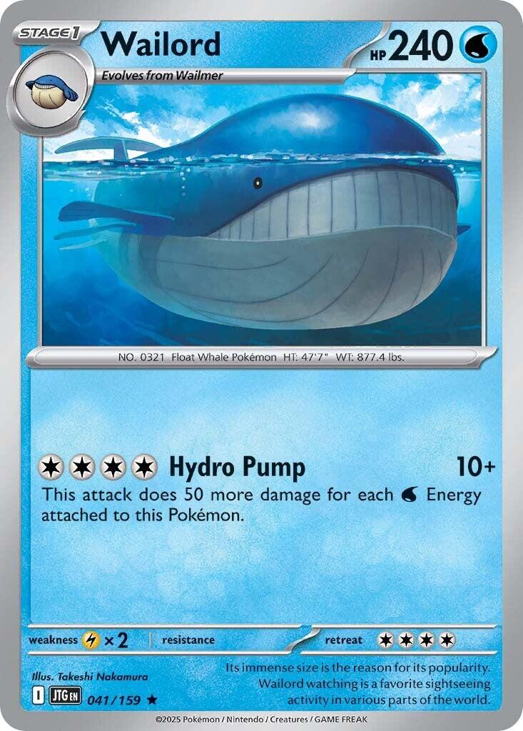 Wailord (041/159) [Scarlet & Violet: Journey Together] | Exor Games Dartmouth