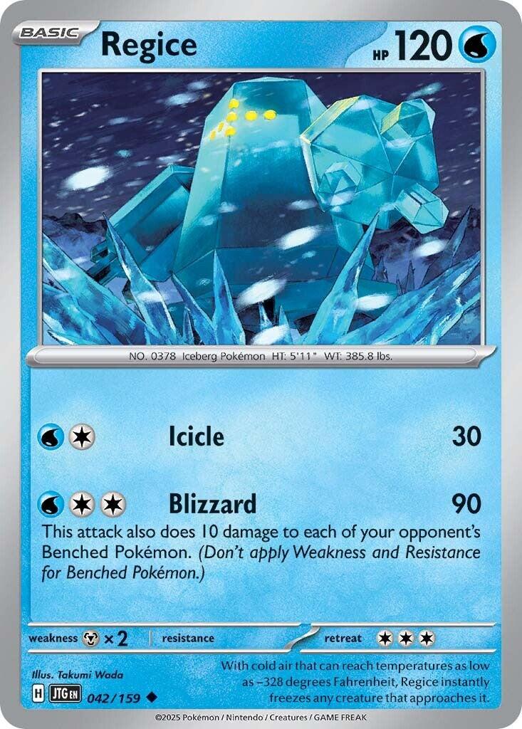 Regice (042/159) [Scarlet & Violet: Journey Together] | Exor Games Dartmouth