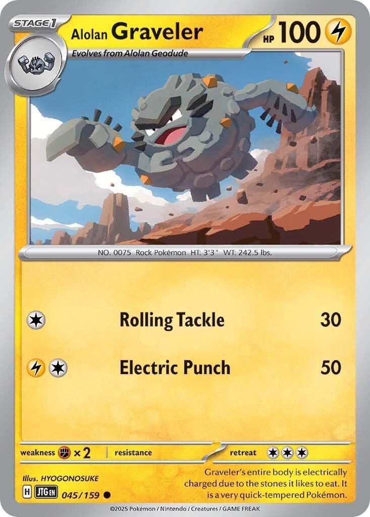 Alolan Graveler (045/159) [Scarlet & Violet: Journey Together] | Exor Games Dartmouth