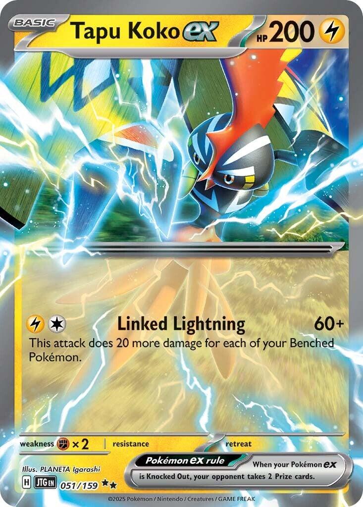 Tapu Koko ex (051/159) [Scarlet & Violet: Journey Together] | Exor Games Dartmouth