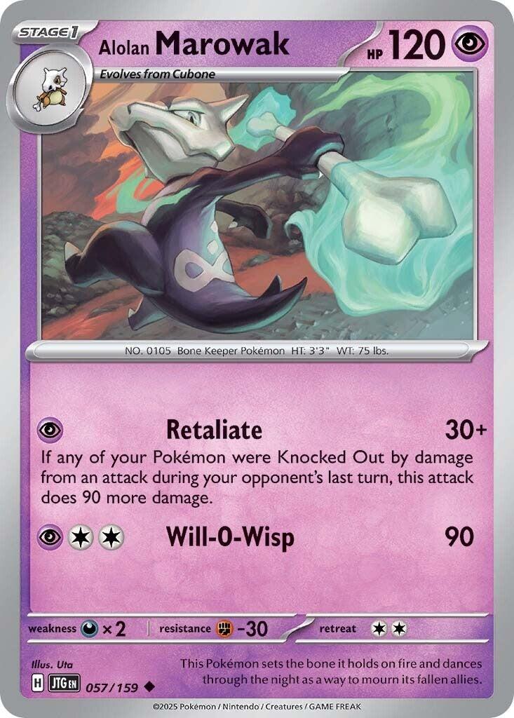 Alolan Marowak (057/159) [Scarlet & Violet: Journey Together] | Exor Games Dartmouth