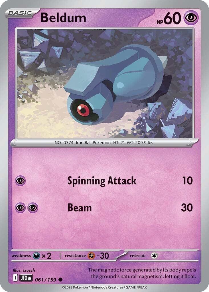 Beldum (061/159) [Scarlet & Violet: Journey Together] | Exor Games Dartmouth