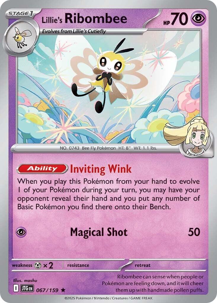 Lillie's Ribombee (067/159) [Scarlet & Violet: Journey Together] | Exor Games Dartmouth