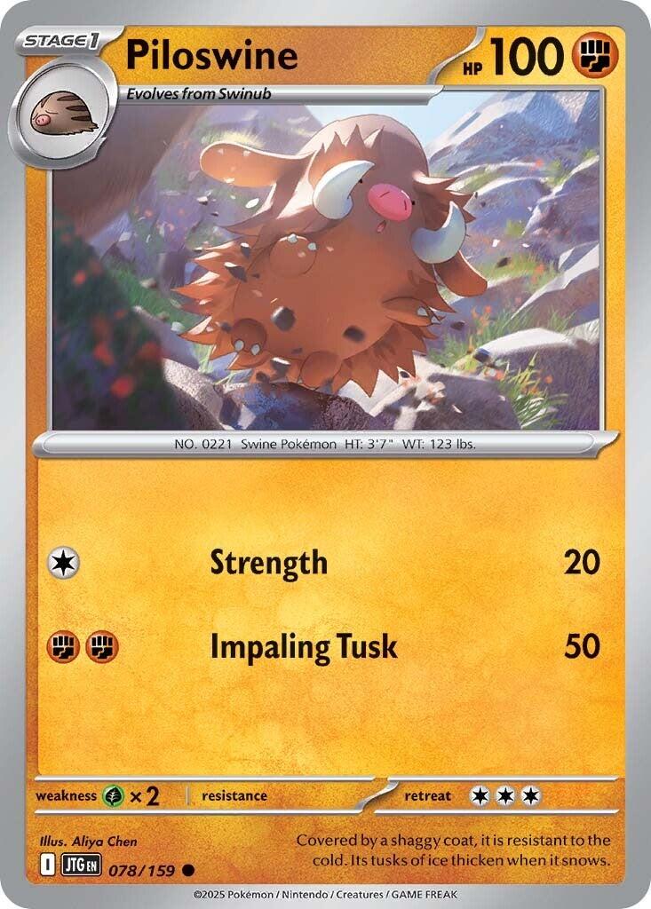 Piloswine (078/159) [Scarlet & Violet: Journey Together] | Exor Games Dartmouth