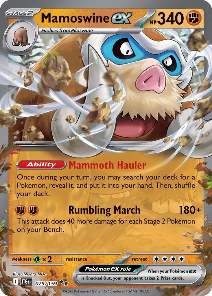 Mamoswine ex (079/159) [Scarlet & Violet: Journey Together] | Exor Games Dartmouth