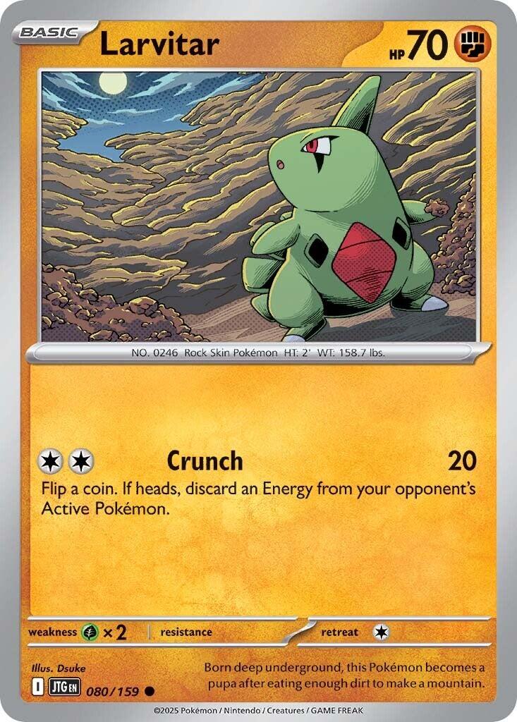 Larvitar (080/159) [Scarlet & Violet: Journey Together] | Exor Games Dartmouth