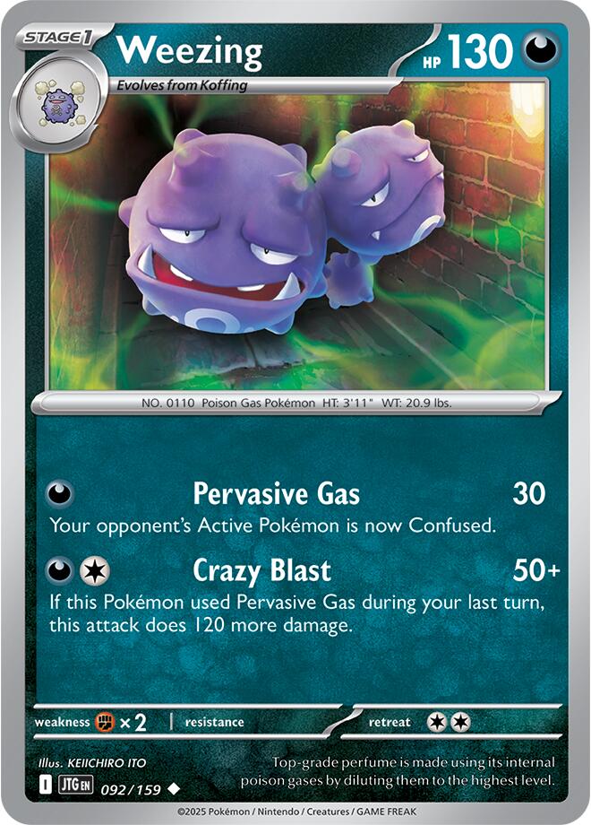 Weezing (092/159) [Scarlet & Violet: Journey Together] | Exor Games Dartmouth