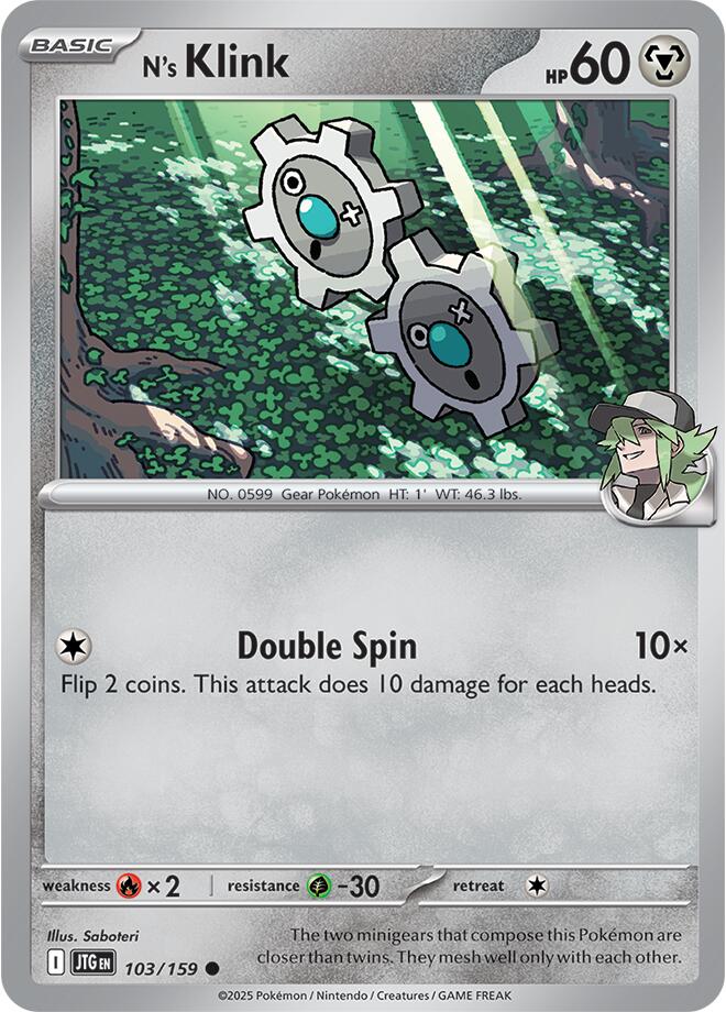 N's Klink (103/159) [Scarlet & Violet: Journey Together] | Exor Games Dartmouth