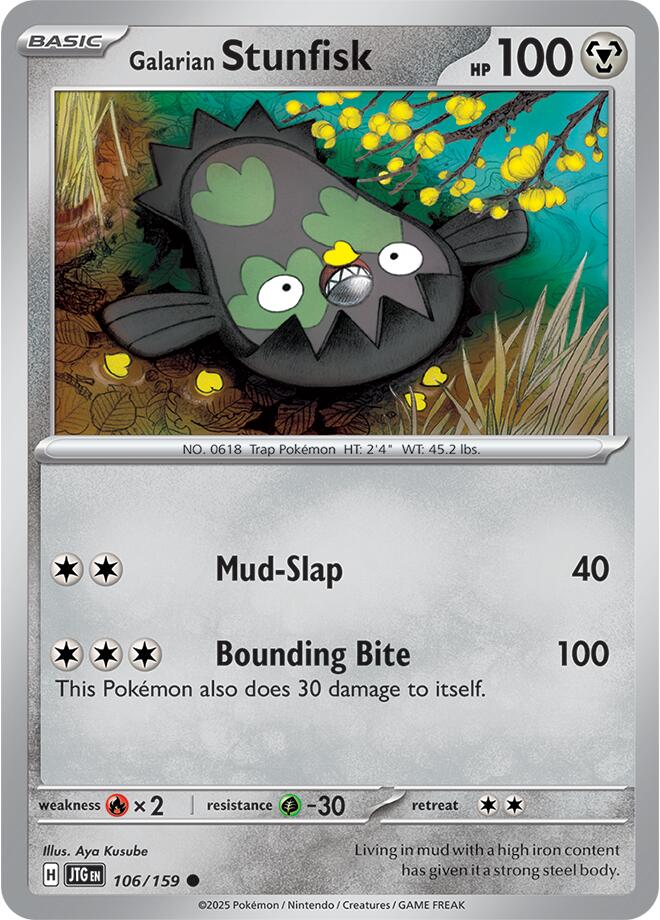 Galarian Stunfisk (106/159) [Scarlet & Violet: Journey Together] | Exor Games Dartmouth