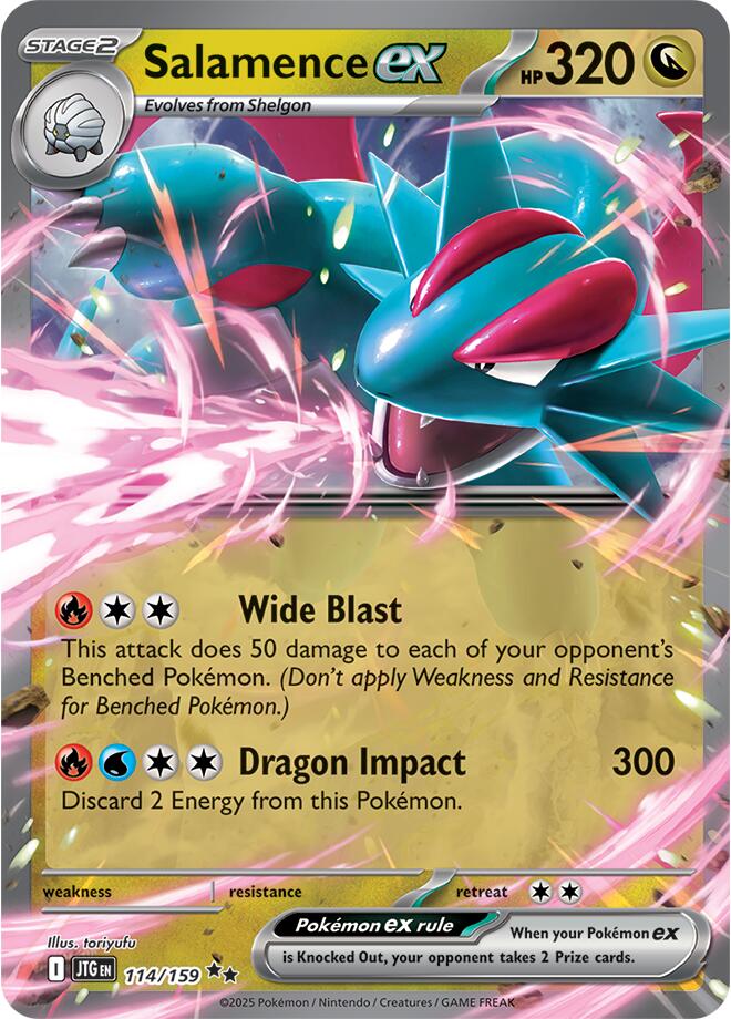 Salamence ex (114/159) [Scarlet & Violet: Journey Together] | Exor Games Dartmouth