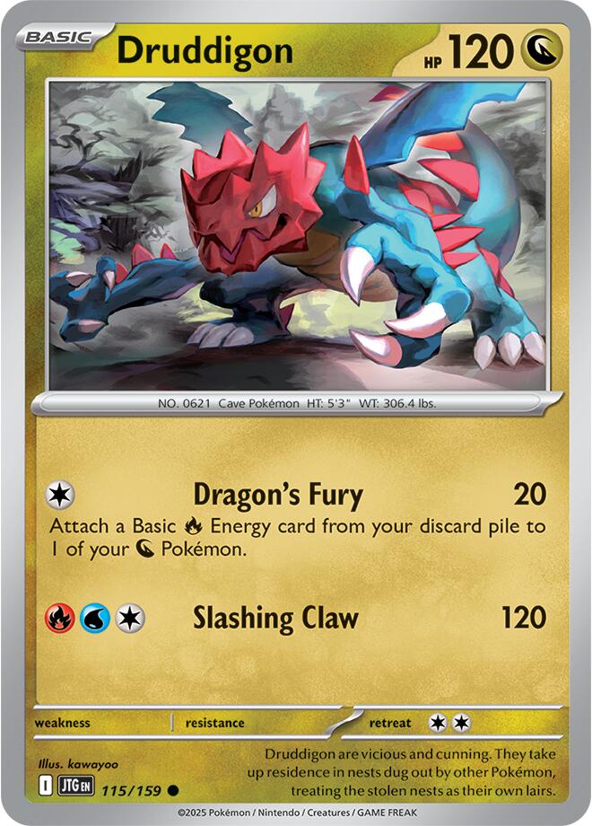 Druddigon (115/159) [Scarlet & Violet: Journey Together] | Exor Games Dartmouth