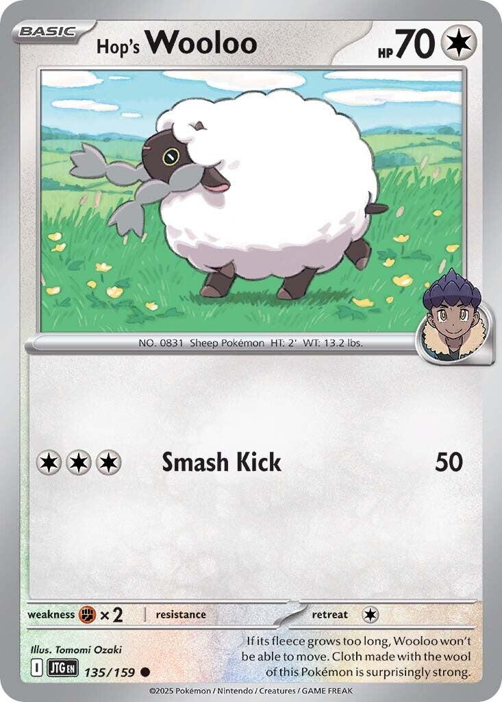 Hop's Wooloo (135/159) [Scarlet & Violet: Journey Together] | Exor Games Dartmouth