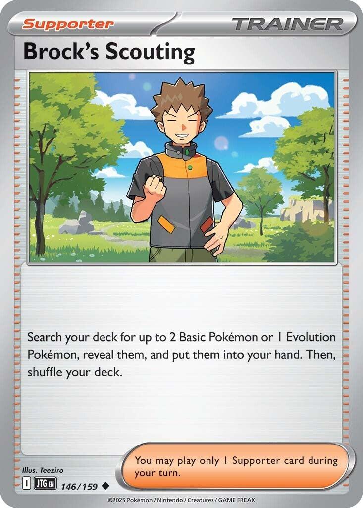 Brock's Scouting (146/159) [Scarlet & Violet: Journey Together] | Exor Games Dartmouth
