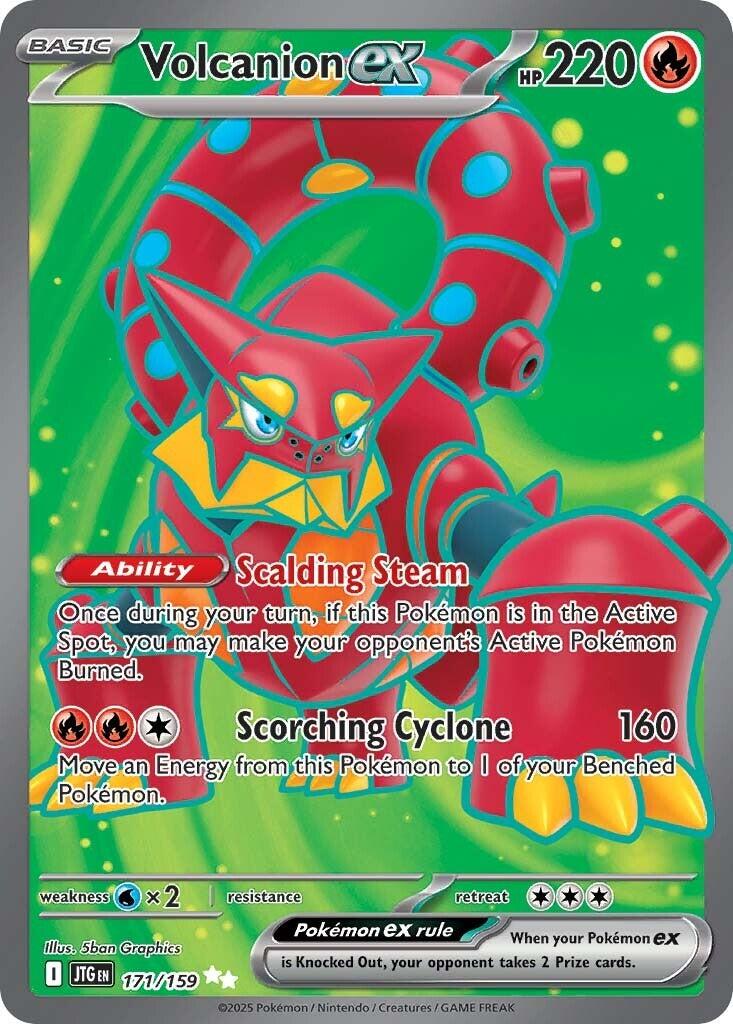 Volcanion ex (171/159) [Scarlet & Violet: Journey Together] | Exor Games Dartmouth