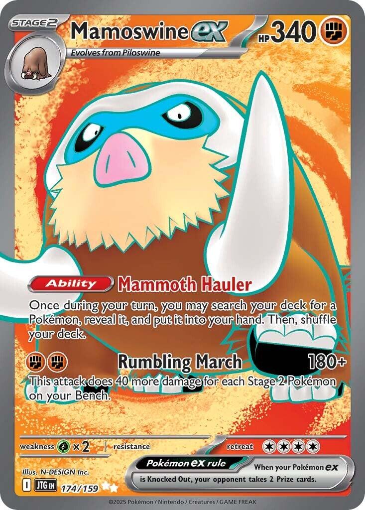 Mamoswine ex (174/159) [Scarlet & Violet: Journey Together] | Exor Games Dartmouth