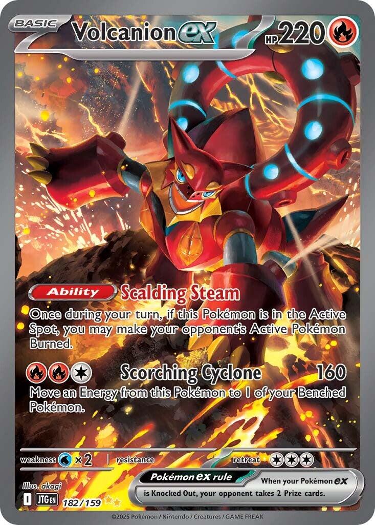 Volcanion ex (182/159) [Scarlet & Violet: Journey Together] | Exor Games Dartmouth