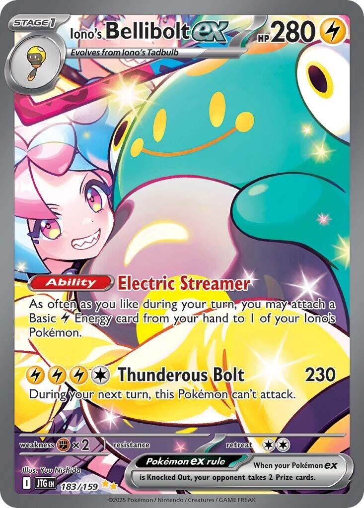 Iono's Bellibolt ex (183/159) [Scarlet & Violet: Journey Together] | Exor Games Dartmouth