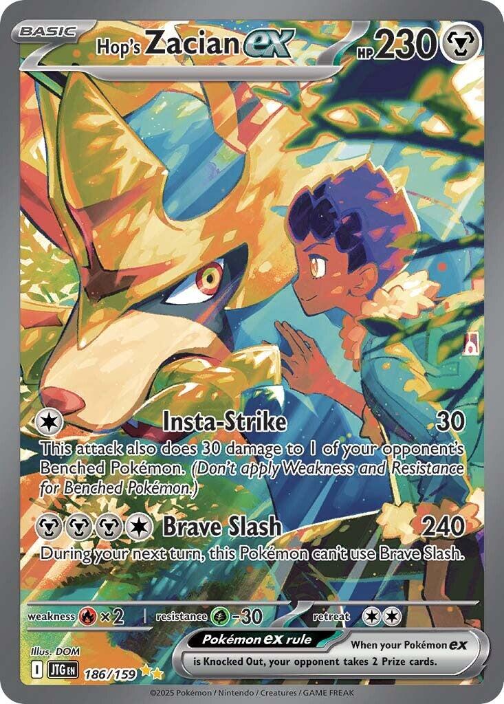 Hop's Zacian ex (186/159) [Scarlet & Violet: Journey Together] | Exor Games Dartmouth
