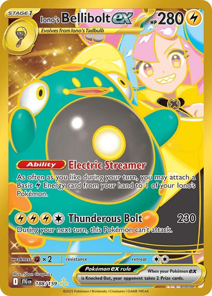 Iono's Bellibolt ex (188/159) [Scarlet & Violet: Journey Together] | Exor Games Dartmouth