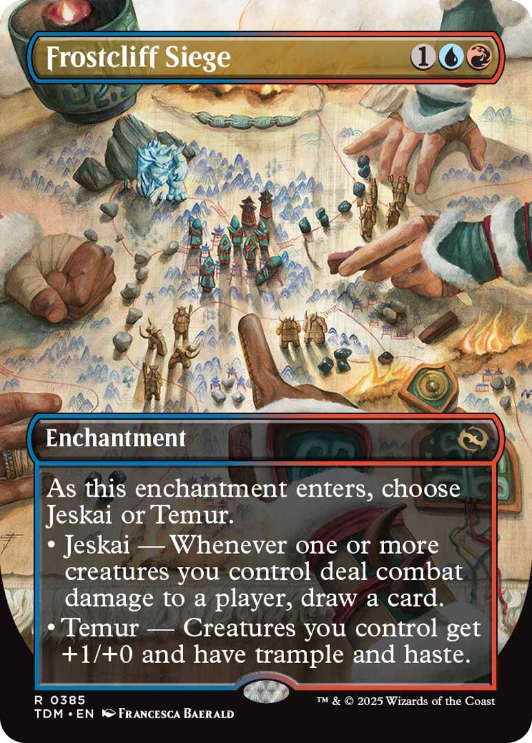 Frostcliff Siege (Borderless) [Tarkir: Dragonstorm] | Exor Games Dartmouth