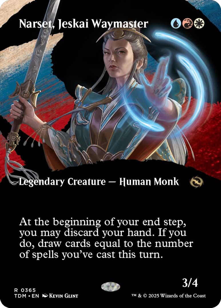 Narset, Jeskai Waymaster (Borderless) [Tarkir: Dragonstorm] | Exor Games Dartmouth