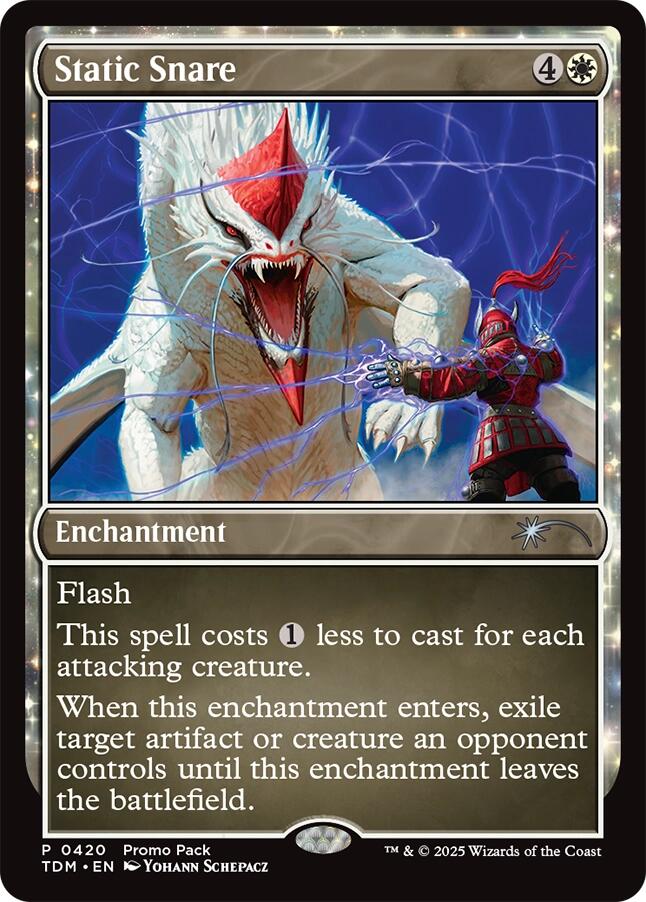 Static Snare [Tarkir: Dragonstorm Promos] | Exor Games Dartmouth