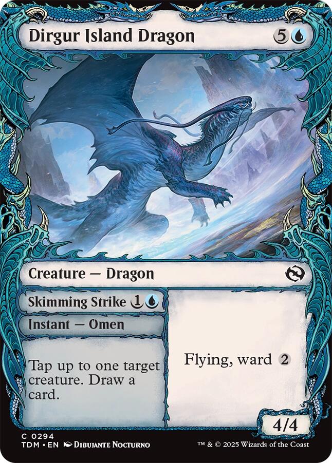 Dirgur Island Dragon (Showcase) [Tarkir: Dragonstorm] | Exor Games Dartmouth